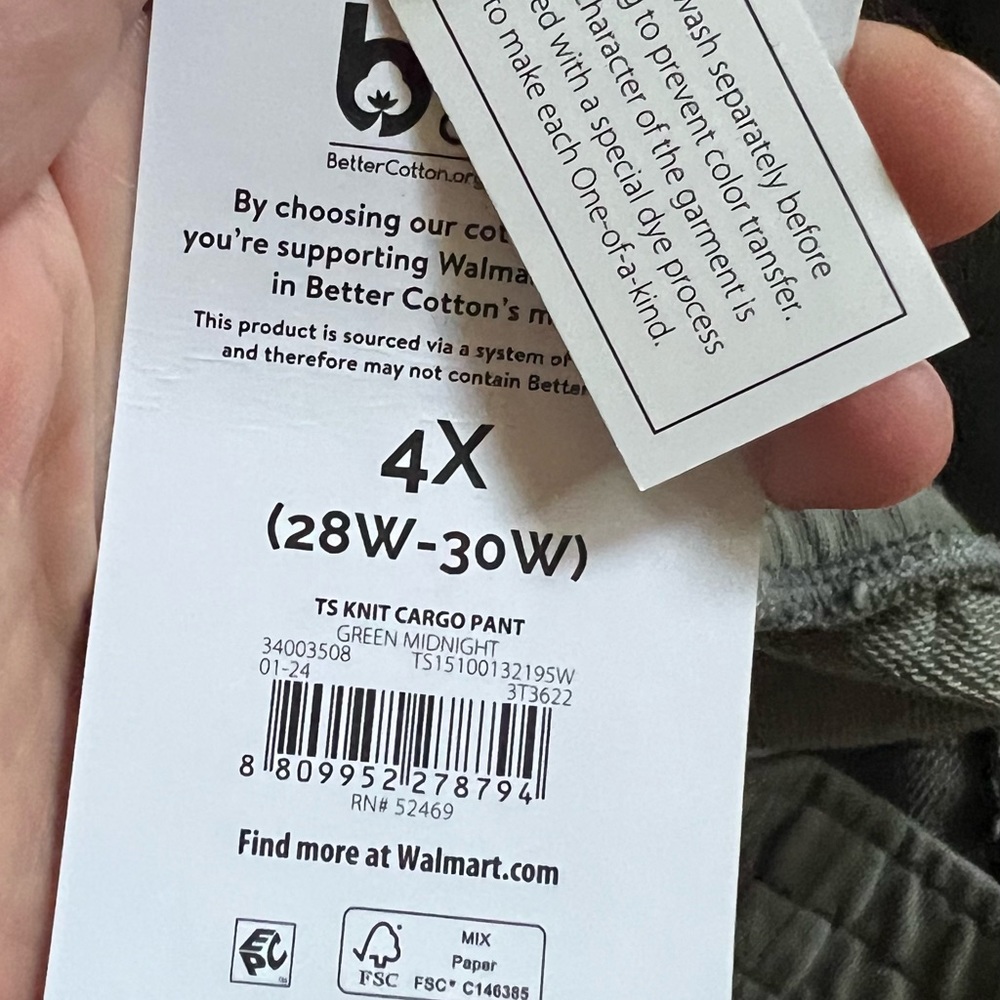 Terra and Sky Cargo pants 4X and 3X - Picture 5 of 9